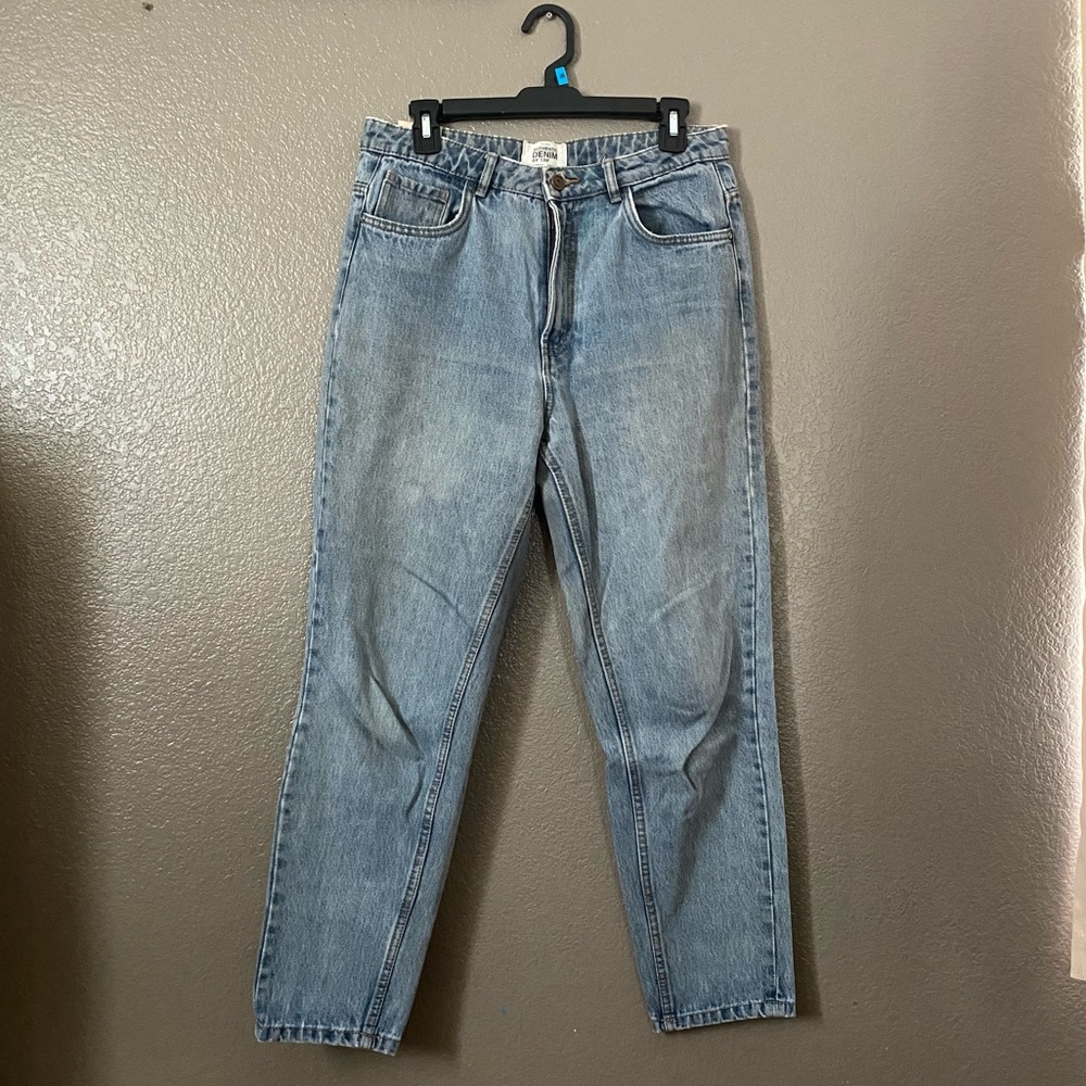 Zara Light wash Mom Jeans